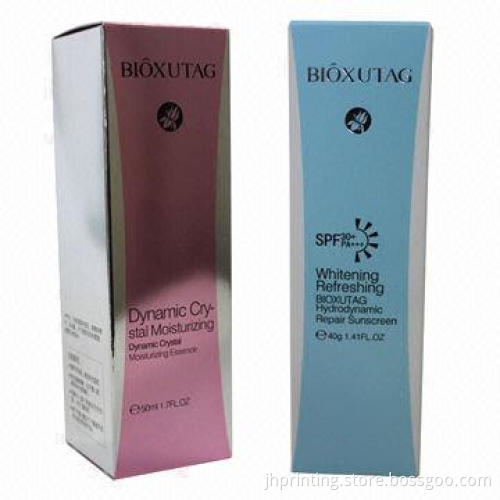 Cosmetic Packaging Box, Made of Silver Paper